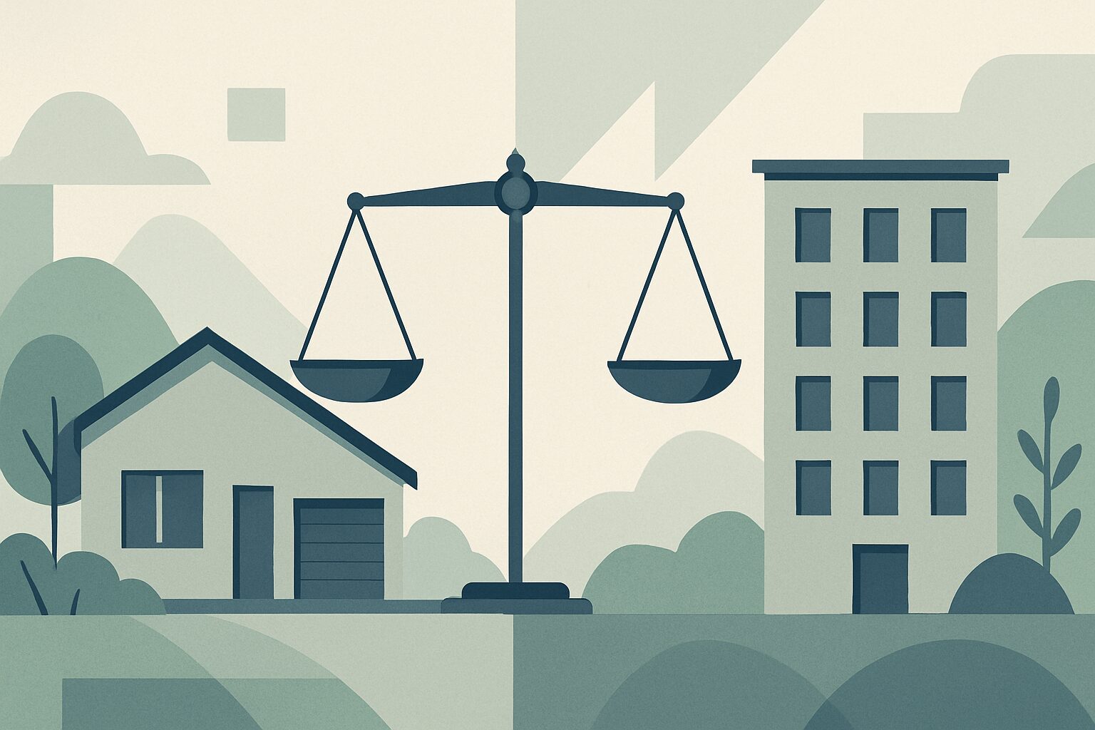 戸建てとマンション：転勤族の視点での比較