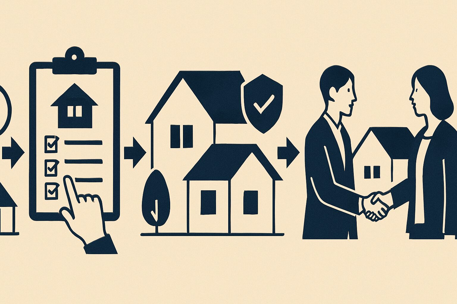 中古住宅購入の流れ：ステップごとの概要